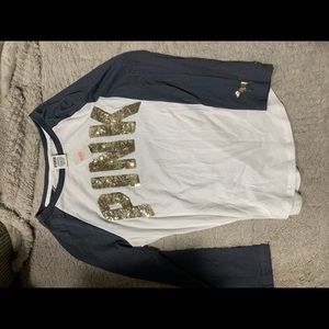 VS pink baseball tee